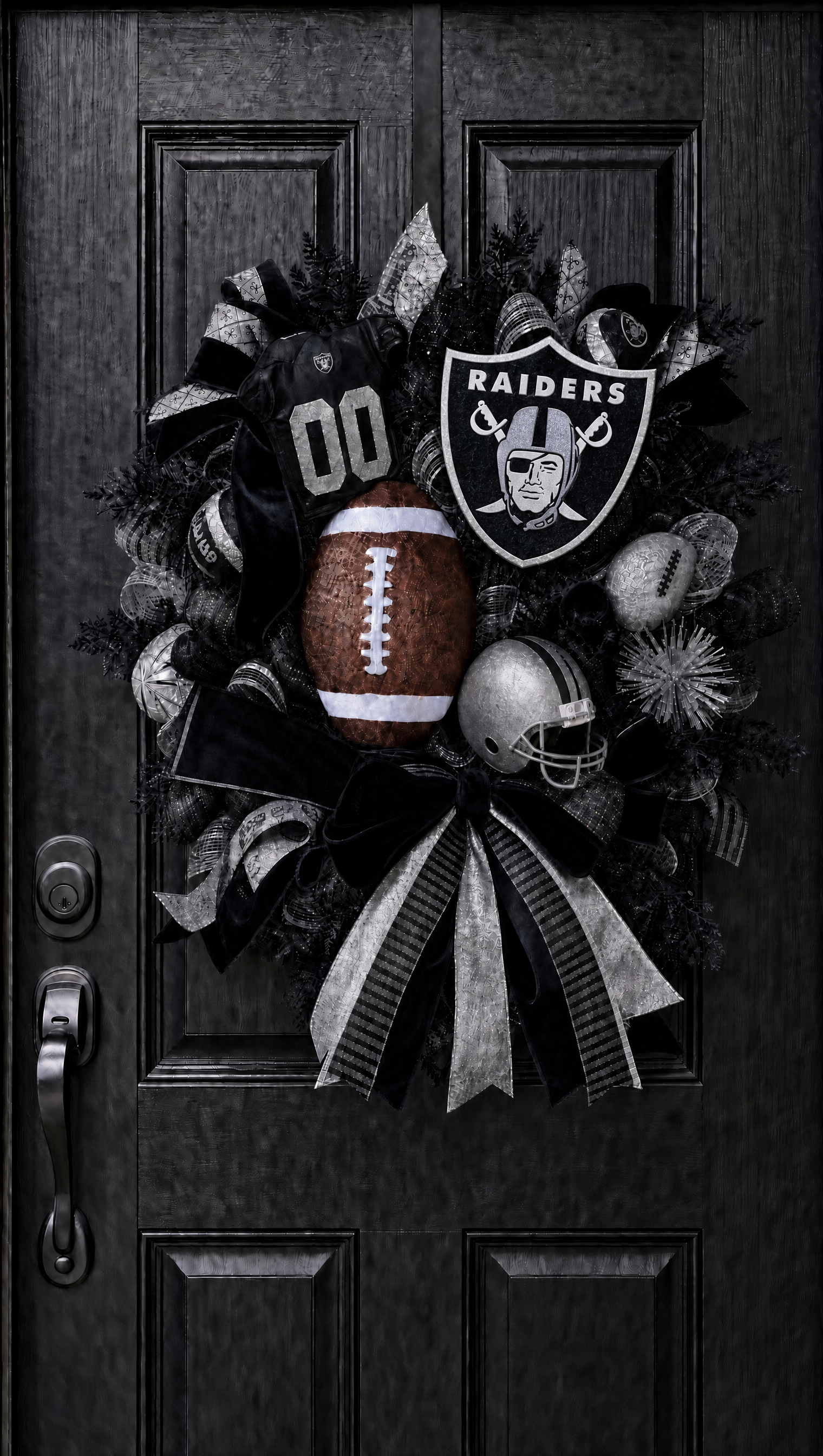 Handmade Football Wreaths